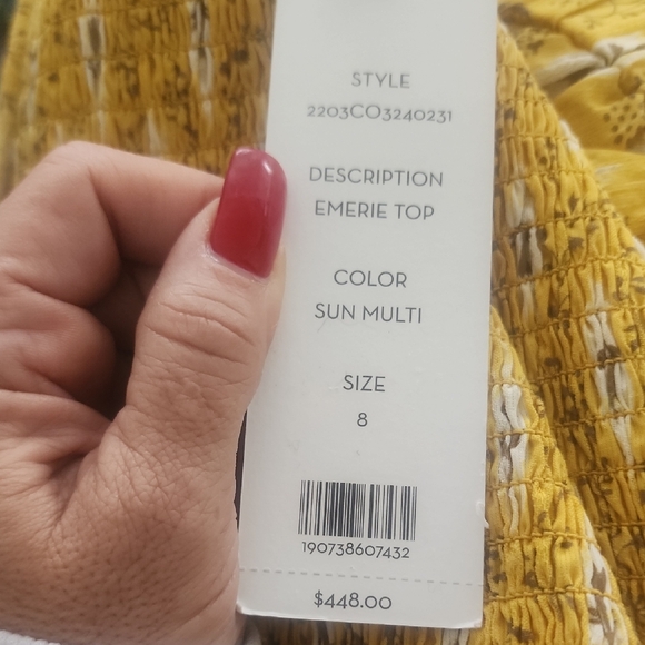 Veronica Beard Emerie Top Size 8 - Picture 2 of 6